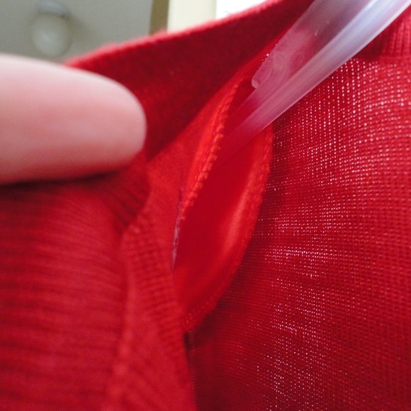 Unique International Women Red cardigan sweater - Picture 6 of 8